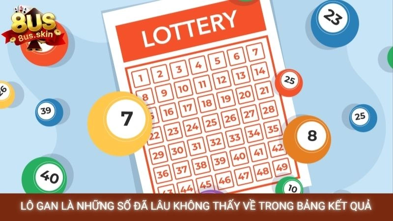 Lô gan là những số đã lâu không thấy về trong bảng kết quả
