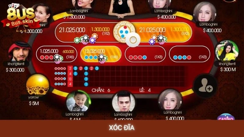 Xóc đĩa đổi thưởng 8us
